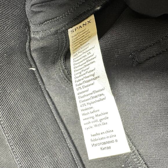 Spanx NWT Jean-ish Ankle Denim Leggings Black Size 3X 20018P Elastic Waist - Picture 5 of 11